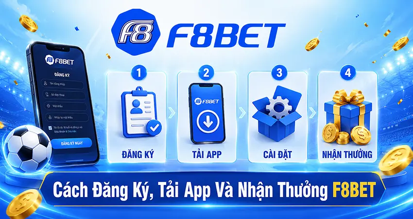Cách Đăng Ký, Tải App Và Nhận Thưởng F8BET