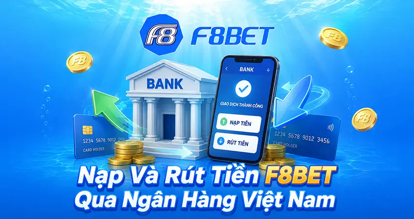 Nạp tiền và rút tiền F8BET qua ngân hàng Việt Nam